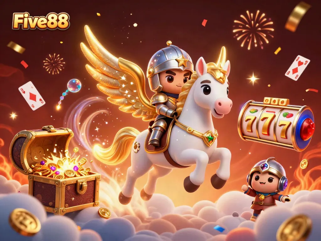 Experience thrilling adventures at Five88 with dazzling games and vibrant celebrations.