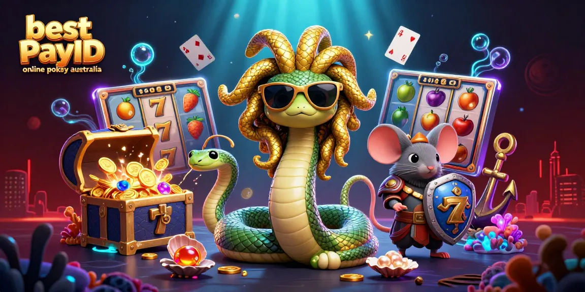 Experience the thrill of the best PayID online pokies Australia with vibrant characters and rich visuals.