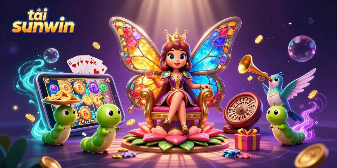 Experience the excitement of tải sunwin with vibrant 3D characters and dynamic casino elements blending magical visuals and gambling fun.